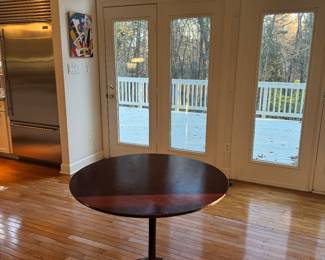 Original Eero Saarinen Round Tulip Based Table by Knoll (36"D x 29"H)