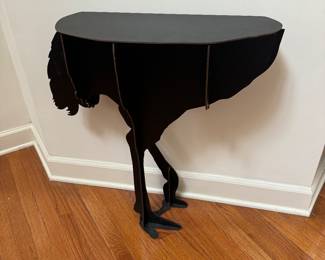 Ibride Diva Ostrich Wall Console (H x 59-1/2" x 36"W x 13"D) 