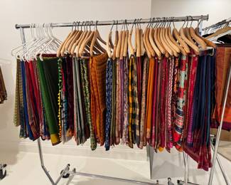 Large Selection of Linens, Silk Fabrics & Indian Saree's