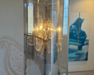 Moooi Shade over Crystal Chandelier 