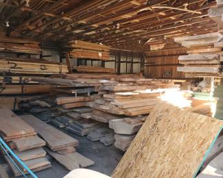 We have alot of wood.