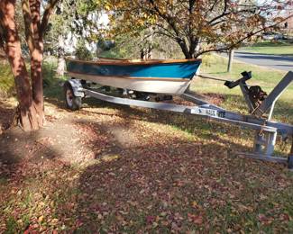  Boat is free trailer 500 no title.