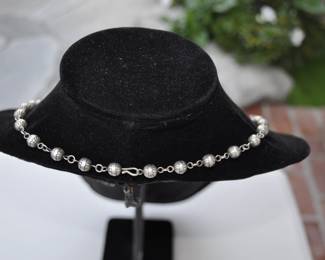 Vintage Lee Yazzie Sterling & Coral necklace