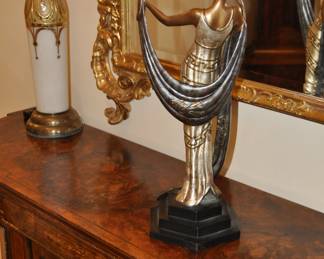 Erte "Le Coquette" (Romain De Tirtoff) bronze sculpture edition of 375