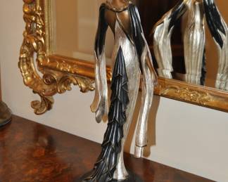 Erte "Fireleaves" (Romain De Tirtoff) bronze sculpture edition of 375