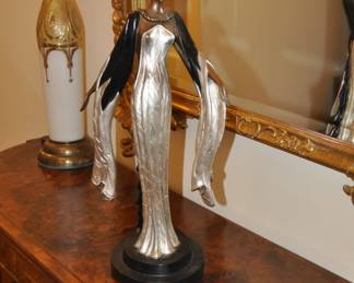 Erte "Fireleaves" (Romain De Tirtoff) bronze sculpture edition of 375