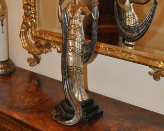 Erte "Le Coquette" (Romain De Tirtoff) bronze sculpture edition of 375