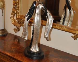 Erte "Fireleaves" (Romain De Tirtoff) bronze sculpture edition of 375