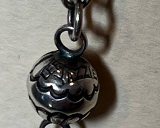 Vintage Lee Yazzie Sterling & Coral necklace