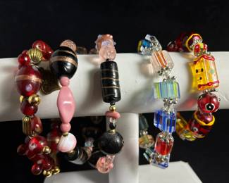 Glass Beaded Bracelets