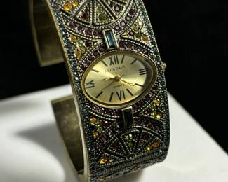 Heidi Daus Art Deco Cuff Watch