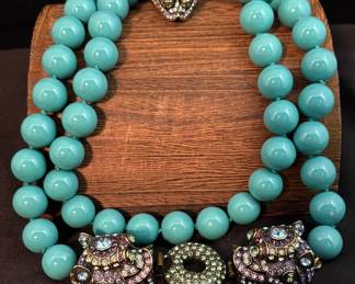 Heidi Daus Dragon Necklace And Ring