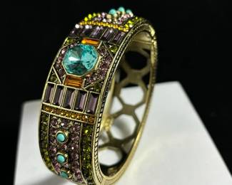 Heidi Daus Hinged Crystal Bracelet