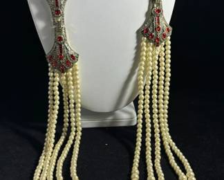 Heidi Daus Age of Elegance Crystal And Pearl Necklace