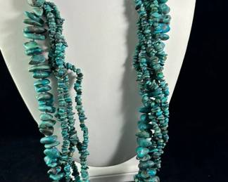 MultiStrand Turquiose Necklace