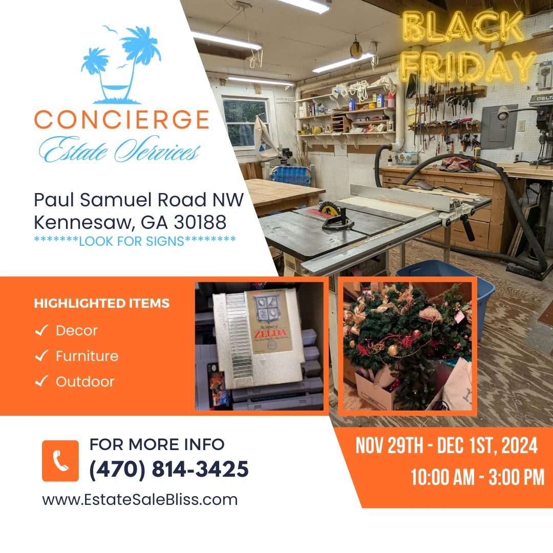 Kennesaw Estate Sale Black Friday Deals