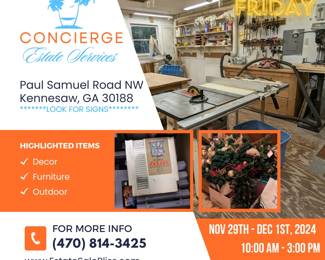 Kennesaw Estate Sale Black Friday Deals