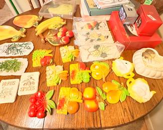 Oak Kitchen Table with Vintage Chalkwear