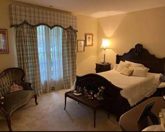 Antique Bed  (with matching chest and nightstand)