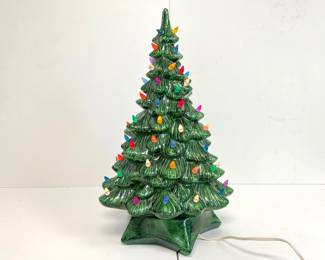 vintage ceramic christmas tree