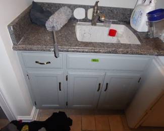 Laundry Room Cabinets with Granite Counter, Sink & Faucet
$375.00 / Upper Cabinets 102″ X 30″ & Lower 42″.