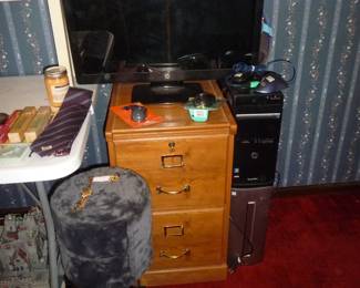 TV / file cabinet
