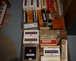 vintage cigar boxes