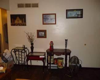 lots of smaller vintage furniture