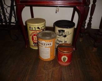 OLD tin cans