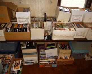 VHS tapes / some cassettes