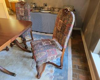 Beautiful detailing on these chairs.