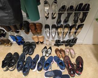 Lots of shoes in great condition. 