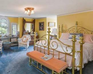 4 piece brass bedroom suite 