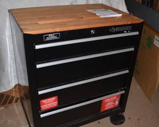 Husky Tool Storage Cabinet on wheels