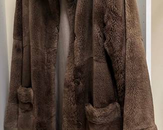 Sheared Beaver Fur Coat