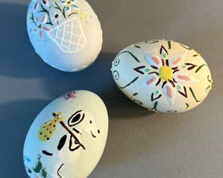 Folk Art Hand Painted Eggs