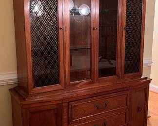 Vintage Federal Style China Cabinet
