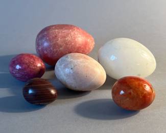 Small Collection of Stone Eggs