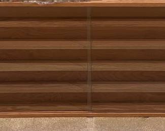 Large Custom Made Slide Glass Cabinet, perfect to display a collection of!!