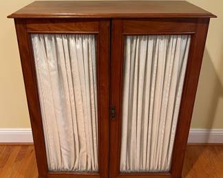 Vintage Mahogany Glass Front Cabinet