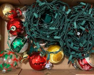 Christmas Lights and Ornaments