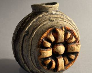 Studio Made Brutalist Pottery Vase