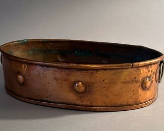 Vintage Copper Cache Pot/Planter