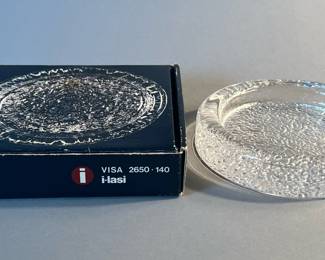 Iittala Visa Ashtray/Candle Platform designed by Timo Sarpaneva