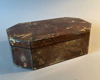 Faux Tortoise Shell Box