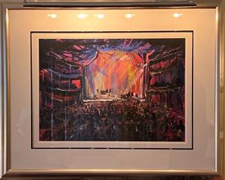 Mark Silkwood “London Opera” Oil on Canvas