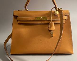 Kelly Style Leather Purse