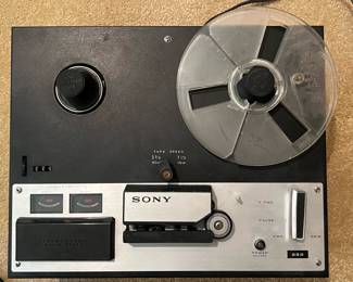Sony TC-250A Stereo Reel-to-Reel Tape Player Recorder, not tested