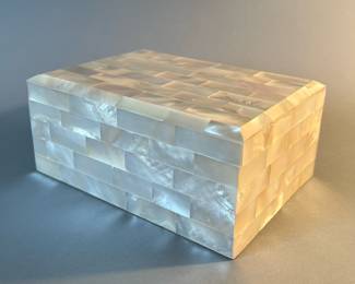 Mother of Pearl Trinket Box