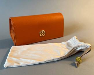 Tory Burch Sunglass Case with Cloth Pouch